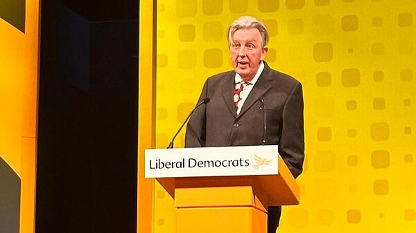 Paul speaks at Lib Dem conference on community policing