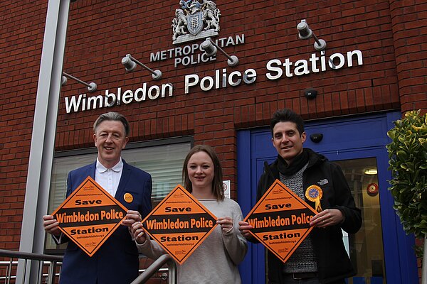 Paul campaigning to save our police stations