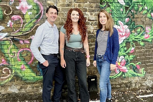 Cllrs Matthew Willis, Chessie Flack and Victoria Wilson Raynes Park Lib Dem councillors